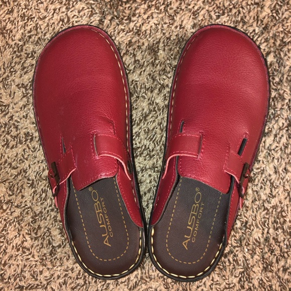 Shoes - BRAND NEW Mules in Red